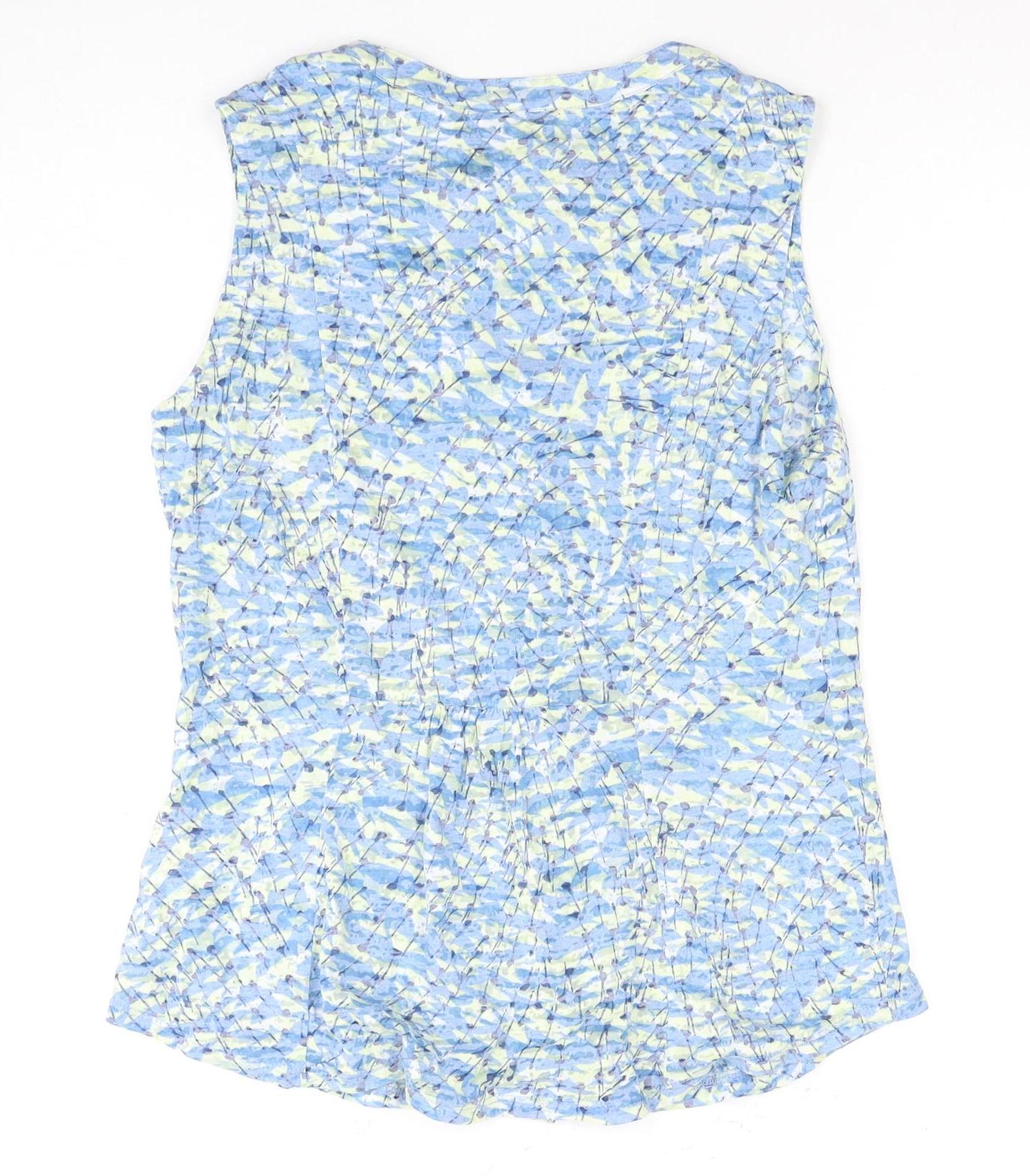 Womens UK Size 10 Marks and Spencer Multicoloured Basic Blouse