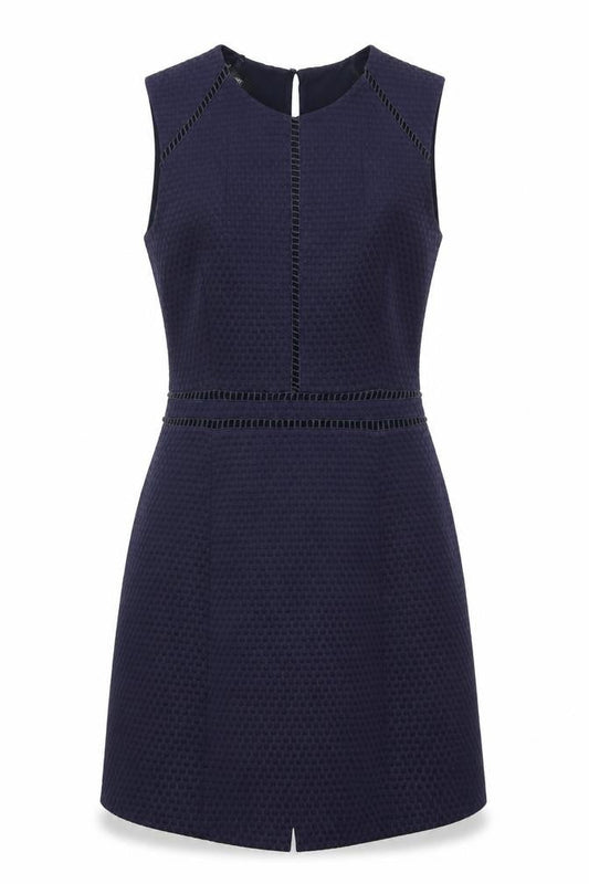 Mango Women's Blue Dress, Size 4, Sleeveless, Excellent