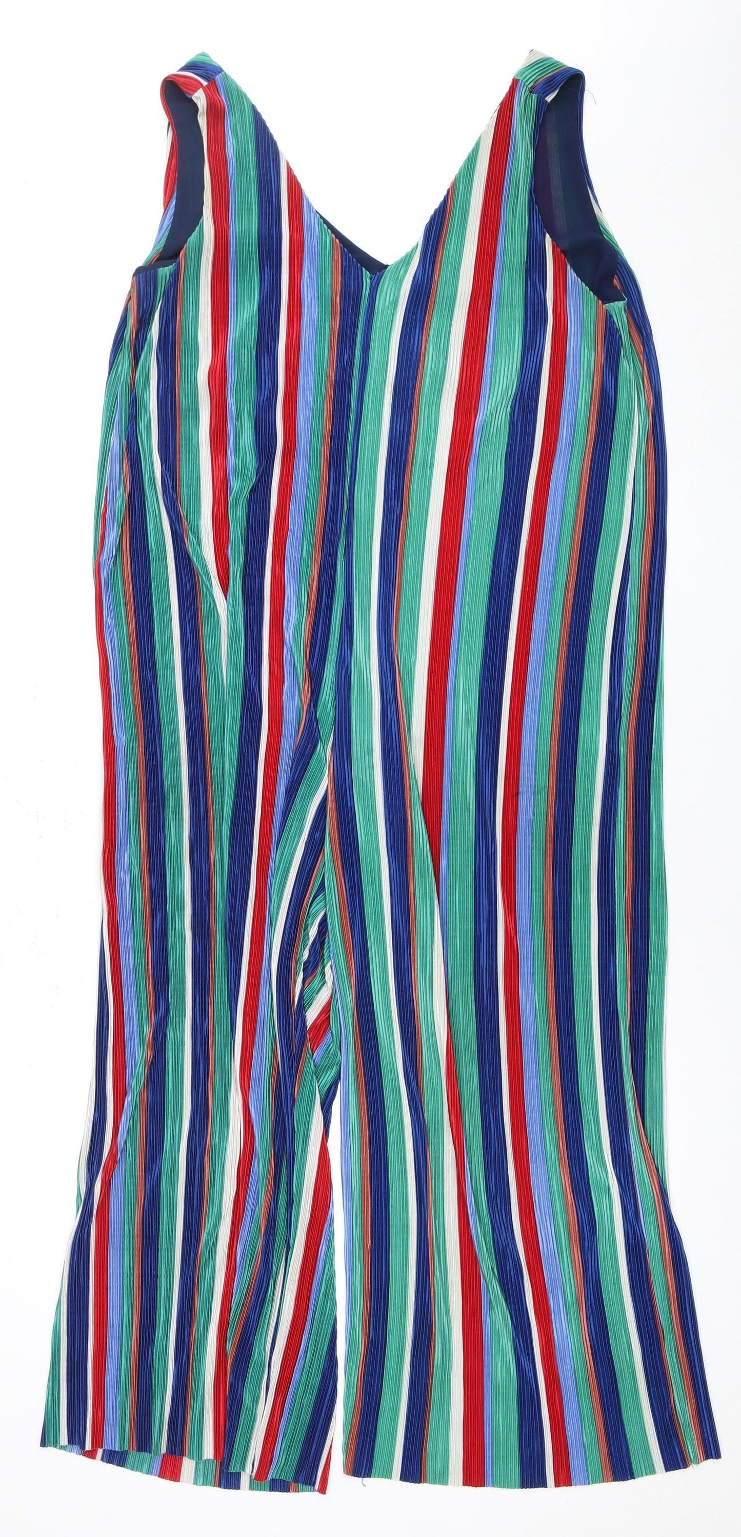 Bershka Women's Multicoloured Size 12 Striped Jumpsuit