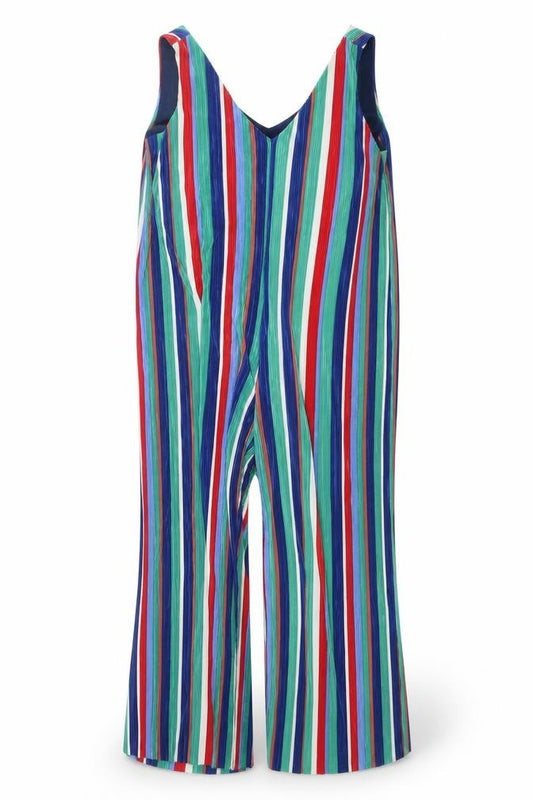 Womens UK Size 12 Bershka One-Piece Multicoloured Jumpsuit