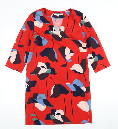 Boden Women's Multicoloured Floral Dress Size 10