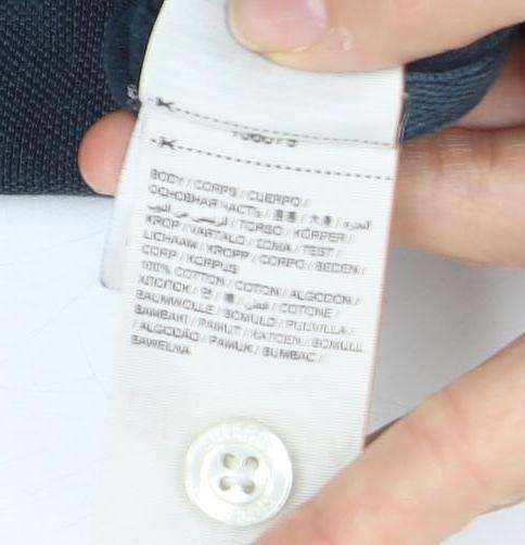 Superdry Men’s Black Polo, Size L, Casual Embroidered