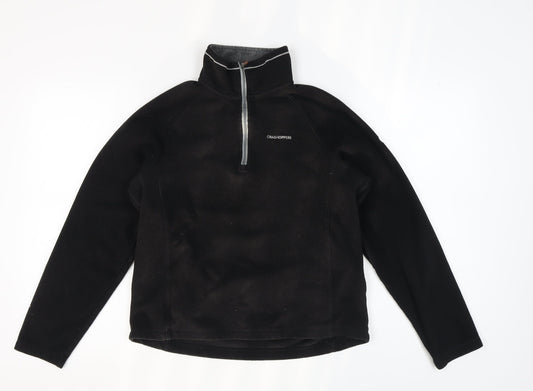 Mens UK Size S Craghoppers Black Full Zip Sweatshirt