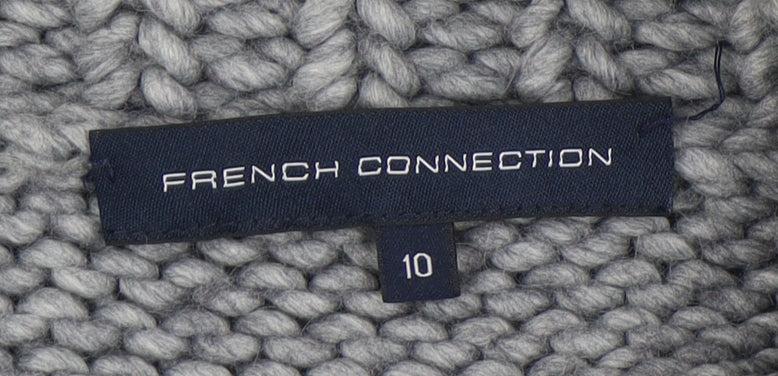 French Connection Grey Jumper Dress, Women, Size 10, Knit