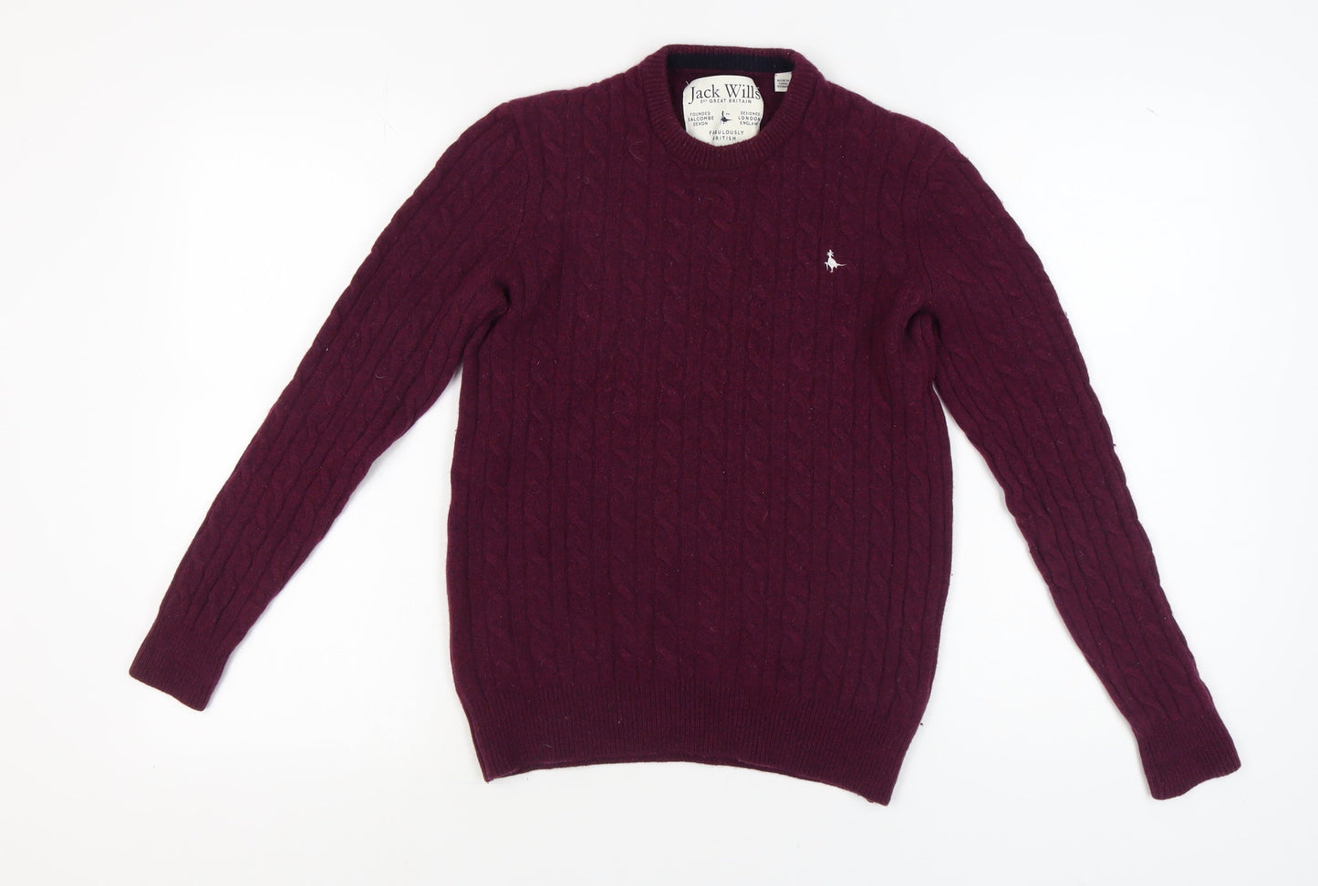 Jack Wills Women's Purple Pullover Jumper M