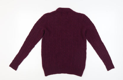 Jack Wills Women's Purple Pullover Jumper M