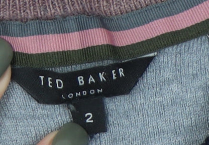 Womens UK Size 6 Ted Baker Black Pullover Jumper