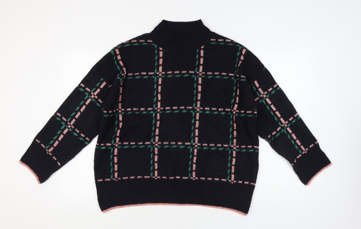 Womens UK Size L NEXT Black Pullover Jumper