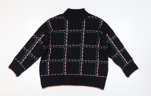 Womens UK Size L NEXT Black Pullover Jumper