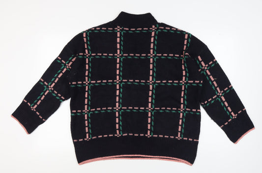 Womens UK Size L NEXT Black Pullover Jumper