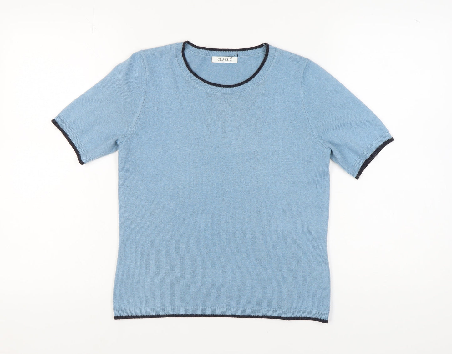 Womens UK Size 8 Marks and Spencer Blue Jumper Jumper