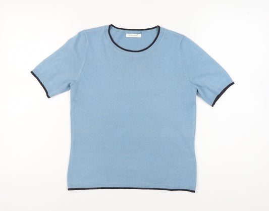 Womens UK Size 8 Marks and Spencer Blue Jumper Jumper