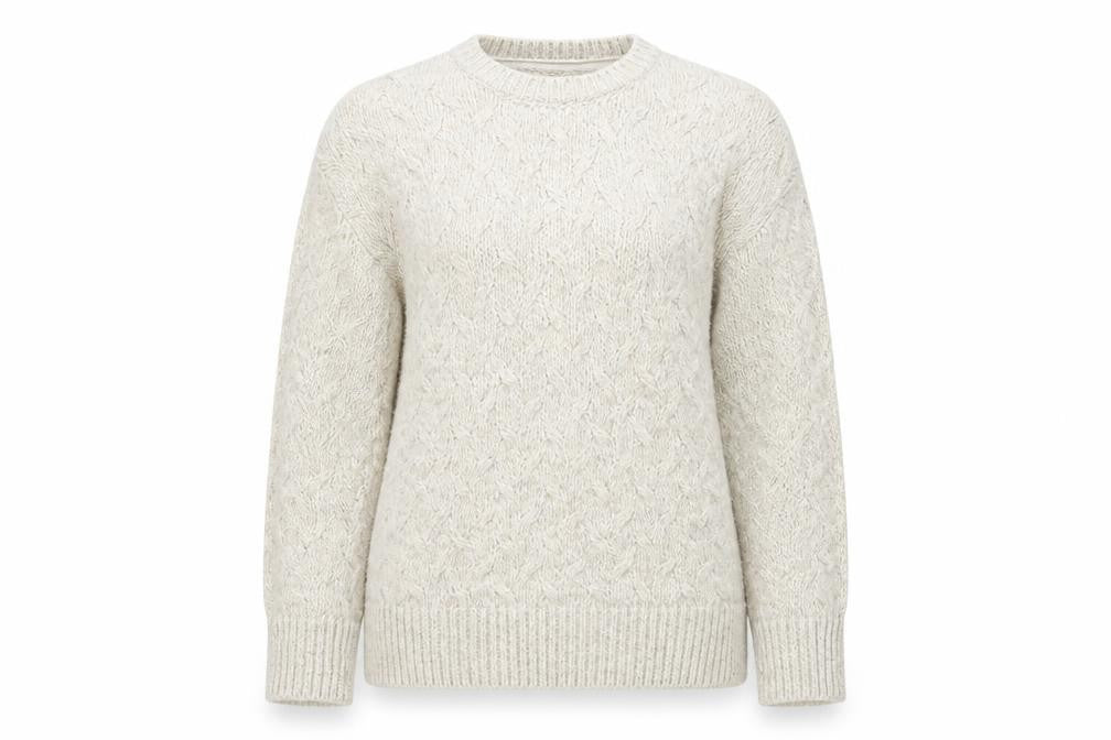 Womens UK Size 12 FatFace Beige Pullover Jumper