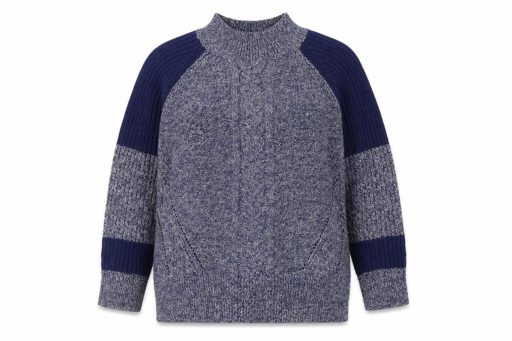 Womens UK Size 16 Marks and Spencer Blue Pullover Jumper