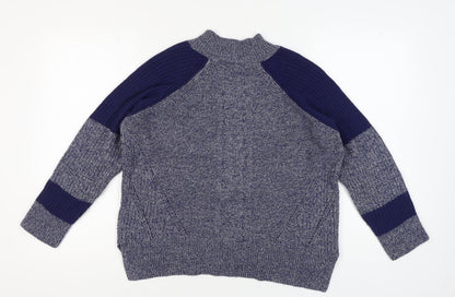Womens UK Size 16 Marks and Spencer Blue Pullover Jumper