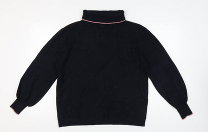 Womens UK Size 16 NEXT Black Henley Jumper