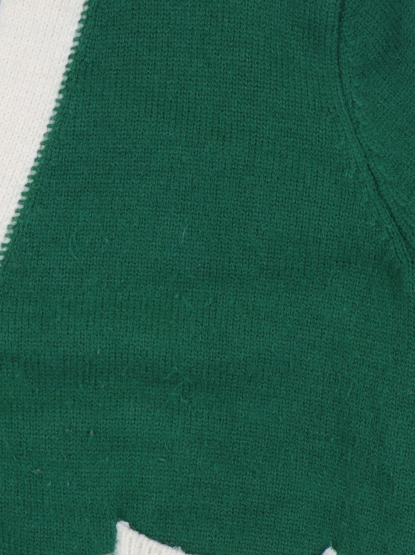 RedBerry Women's Green Cardigan S V-Neck Button Knit