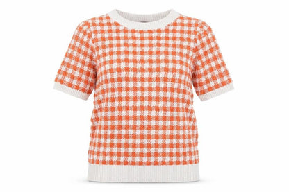 Womens UK Size 6 Marks and Spencer Orange Pullover Jumper
