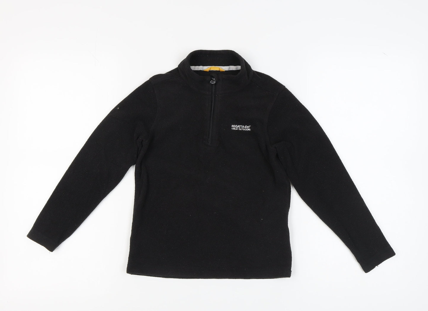 Regatta Unisex Kids Black Fleece Pullover Sweatshirt 9-10 Years