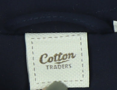 Mens UK Size XL Cotton Traders Blue Basic Jacket