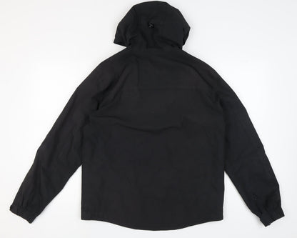 Womens UK Size M Marks and Spencer Black Parka Coat