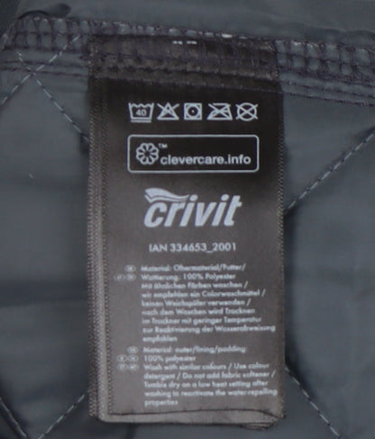 Mens UK Size L Crivit Blue Quilted Coat