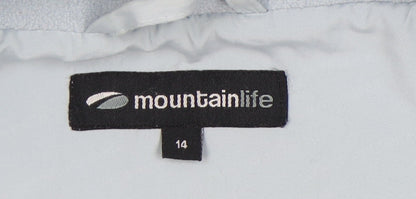 Mountain Life Women's Blue Fleece Jacket Size 14