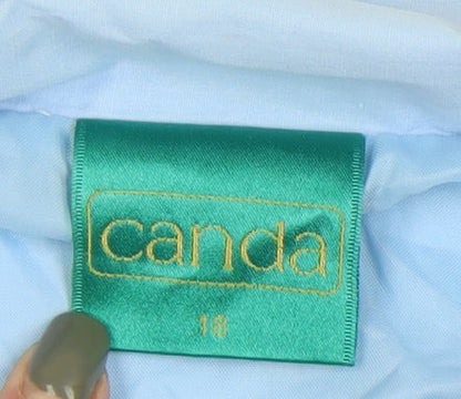 Womens UK Size 18 Canda Blue Basic Jacket