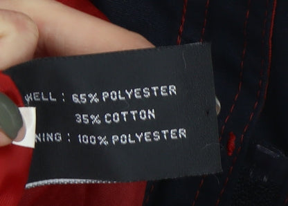 Klass Red Hooded Parka Jacket Women L