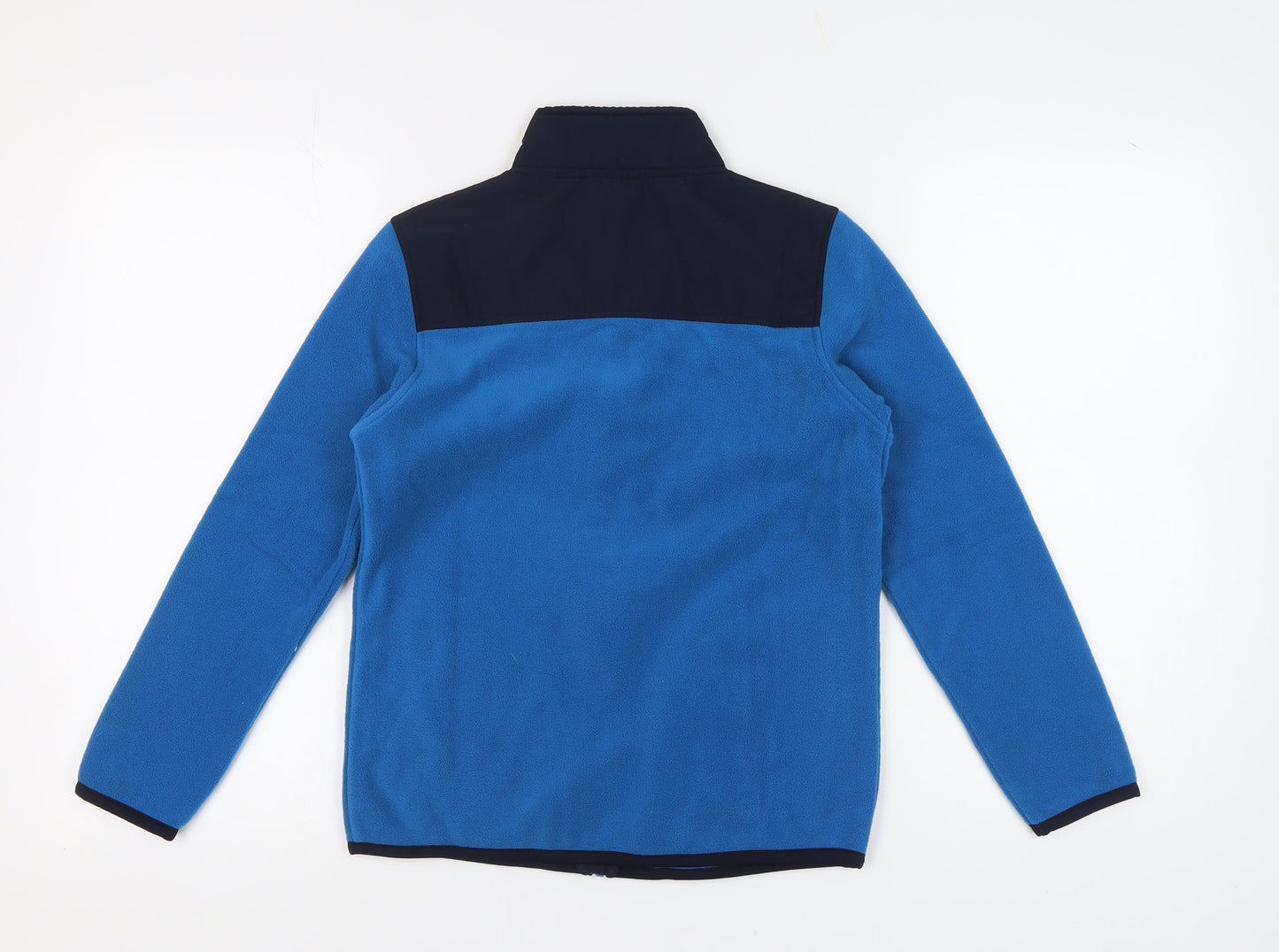 Uniqlo Boys Blue Full Zip Fleece Jacket, Size 11-12 Years