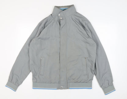 Mens UK Size XL Marks and Spencer Grey Bomber Jacket