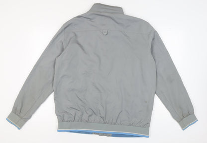 Mens UK Size XL Marks and Spencer Grey Bomber Jacket