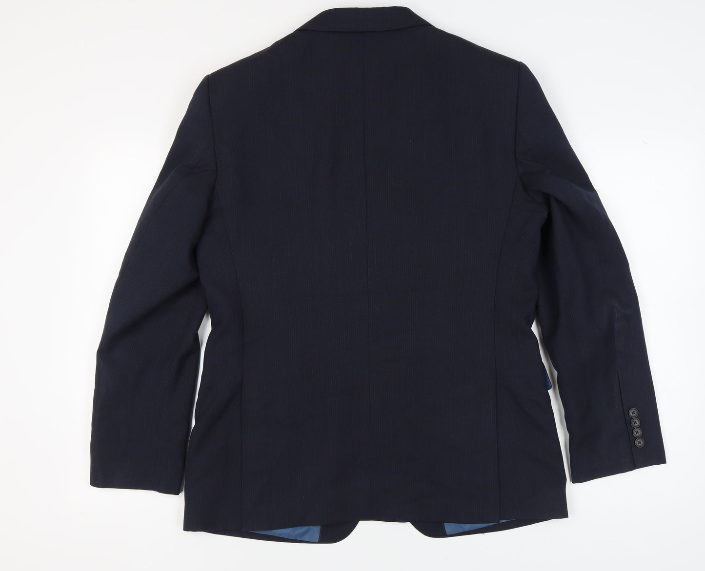 Mens UK Size 40 Marks and Spencer Regular Blue Suit Jacket