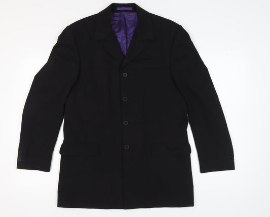 Mens UK Size 38 Burton Regular Black Suit Jacket