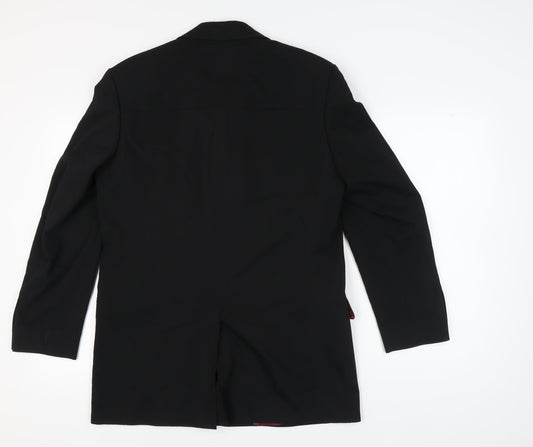 Mens UK Size 38 Burton Regular Black Suit Jacket