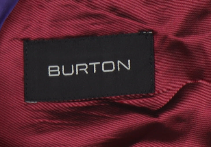 Mens UK Size 38 Burton Regular Black Suit Jacket