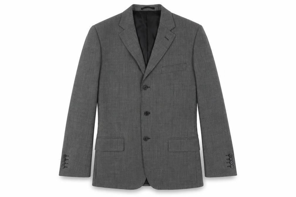 Mens UK Size 38 Jaeger Regular Grey Suit Jacket