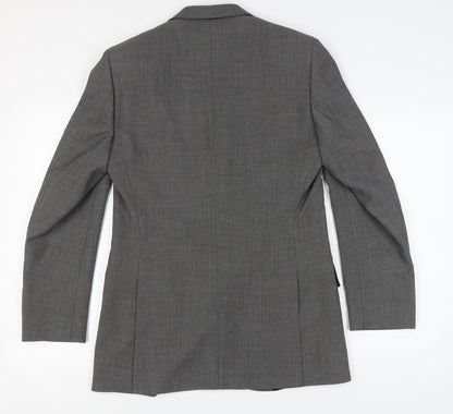 Mens UK Size 38 Jaeger Regular Grey Suit Jacket