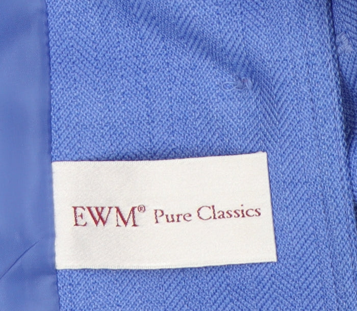 EWM Pure Classics Women's Blue Blazer Size 14