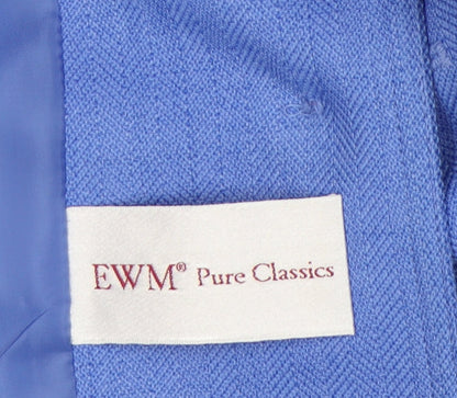 EWM Pure Classics Women's Blue Blazer Size 14
