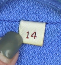 EWM Pure Classics Women's Blue Blazer Size 14