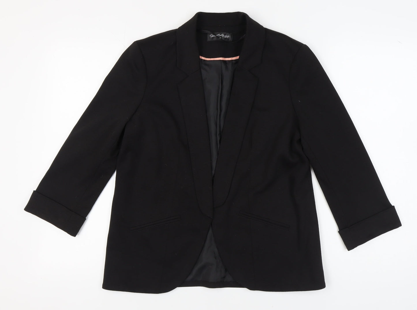 Miss Selfridge Women's Black Blazer Size 14