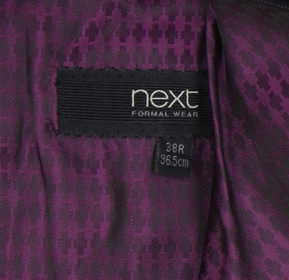 Mens UK Size 38 NEXT Regular Black Suit Jacket