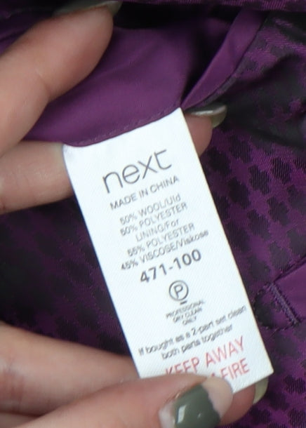 Mens UK Size 38 NEXT Regular Black Suit Jacket