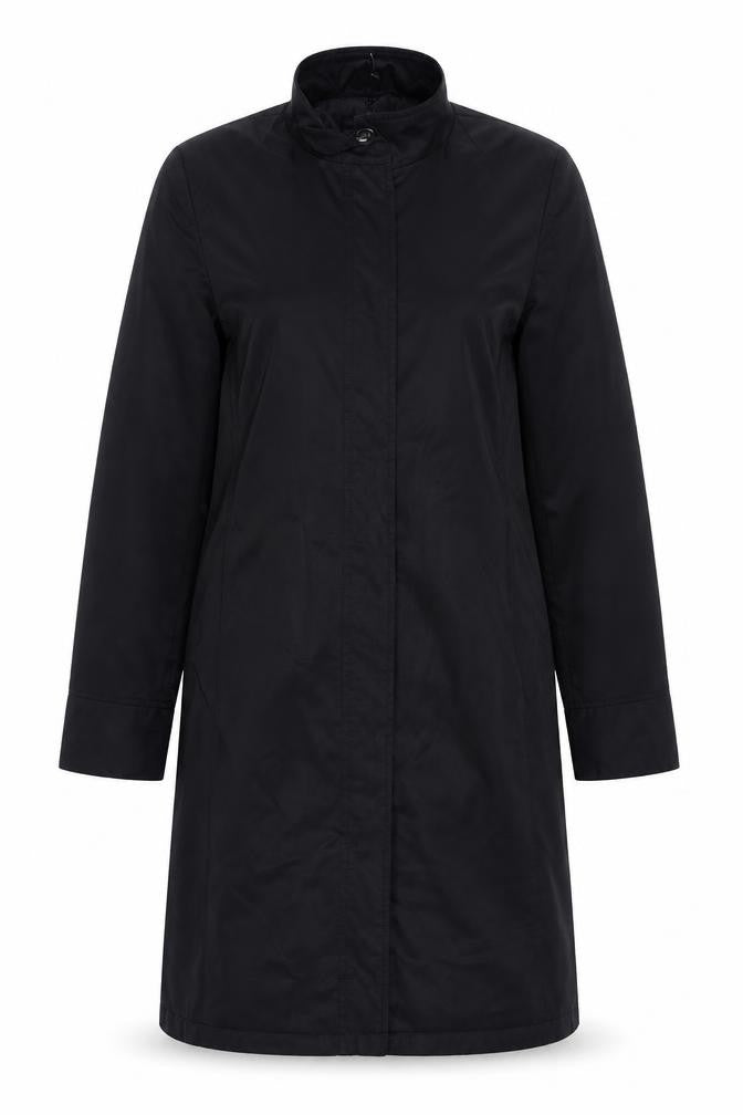 Womens UK Size 14 Dorothy Perkins Black Overcoat
