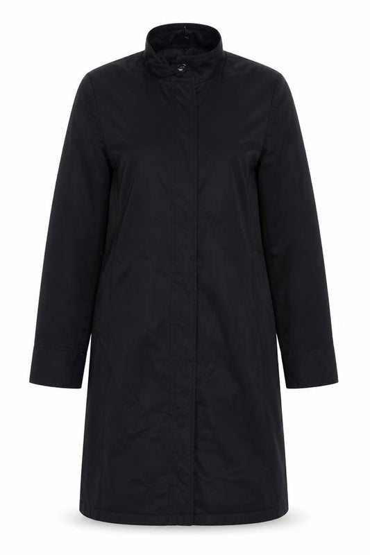 Womens UK Size 14 Dorothy Perkins Black Overcoat