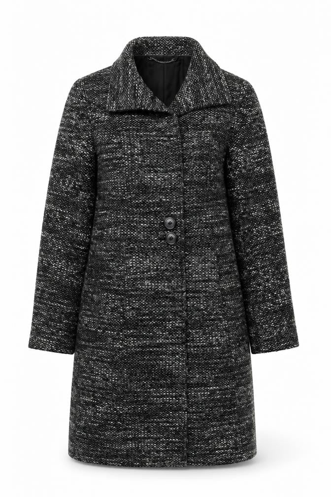 Womens UK Size 8 Laura Ashley Grey Overcoat