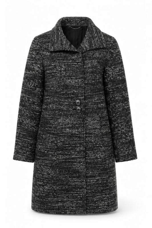 Womens UK Size 8 Laura Ashley Grey Overcoat