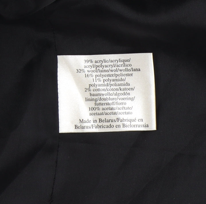 Laura Ashley Women's Grey Overcoat - Size 8 Classic Style