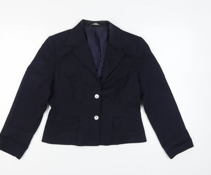Womens UK Size 14 Laura Ashley Regular Blue Suit Jacket